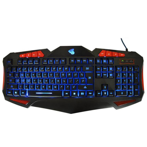 USB Wired 19 Key LED USB Gaming Keyboard with 7 Adjustable Colorful Backlight