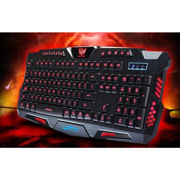 3 Colors LED Backlight Gaming Keyboard