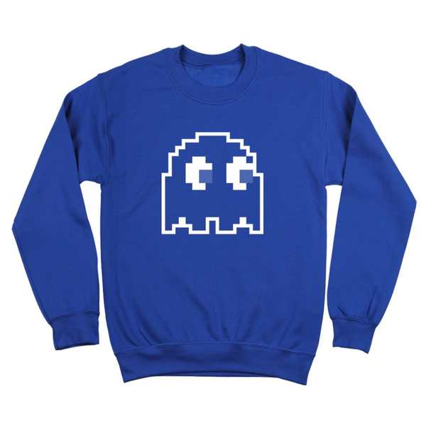 Ghost  8Bit Game Costume Crewneck Sweatshirt