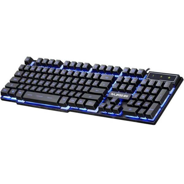 USB Wired 3 Colors LED Backlight PC Gaming Keyboard