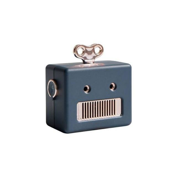 Mini Retro Robot Bluetooth Speaker with Microphone