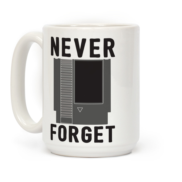NES: Never Forget Ceramic Coffee Mug by LookHUMAN