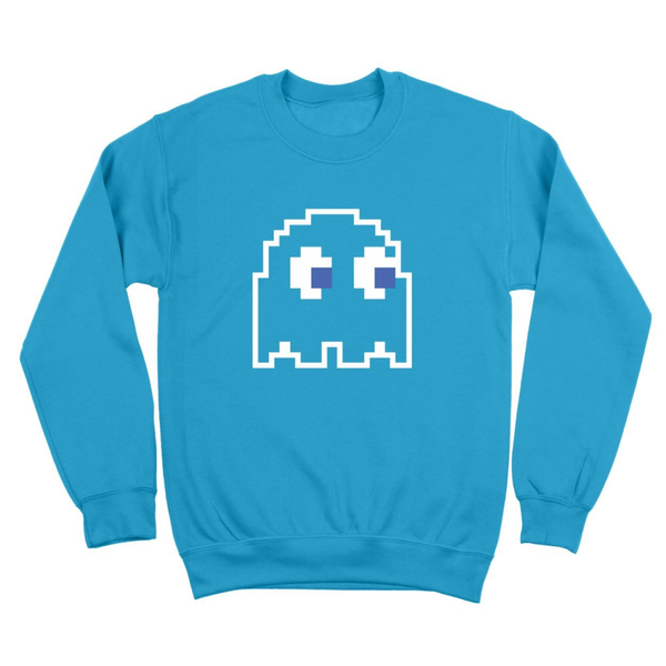 Ghost  8Bit Game Costume Crewneck Sweatshirt