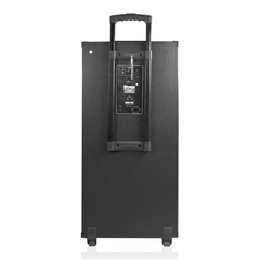 UNIVERSAL BLUETOOTH SPEAKER WITH COLORFUL WOOFER AND 5 BANK EQ CONTROL IN BLACK