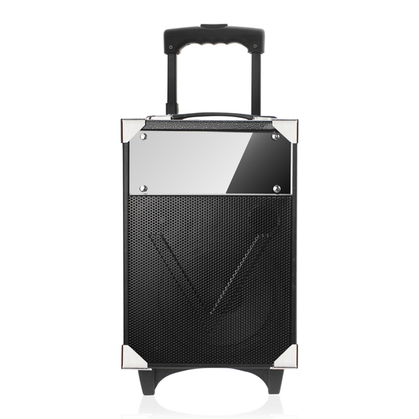 Universal Trolley Bluetooth Speaker Embedded With Control Panel In Black