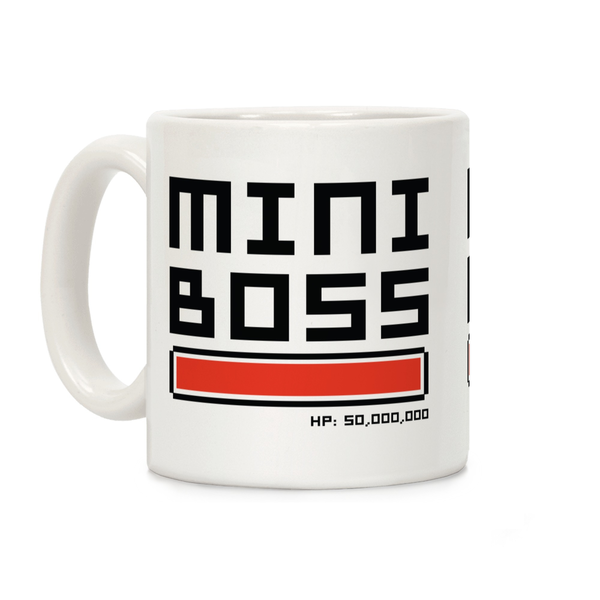 Mini Boss Ceramic Coffee Mug by LookHUMAN
