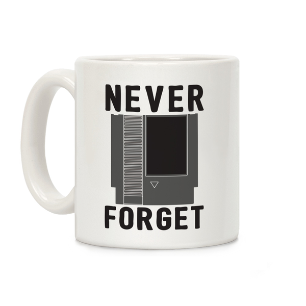 NES: Never Forget Ceramic Coffee Mug by LookHUMAN