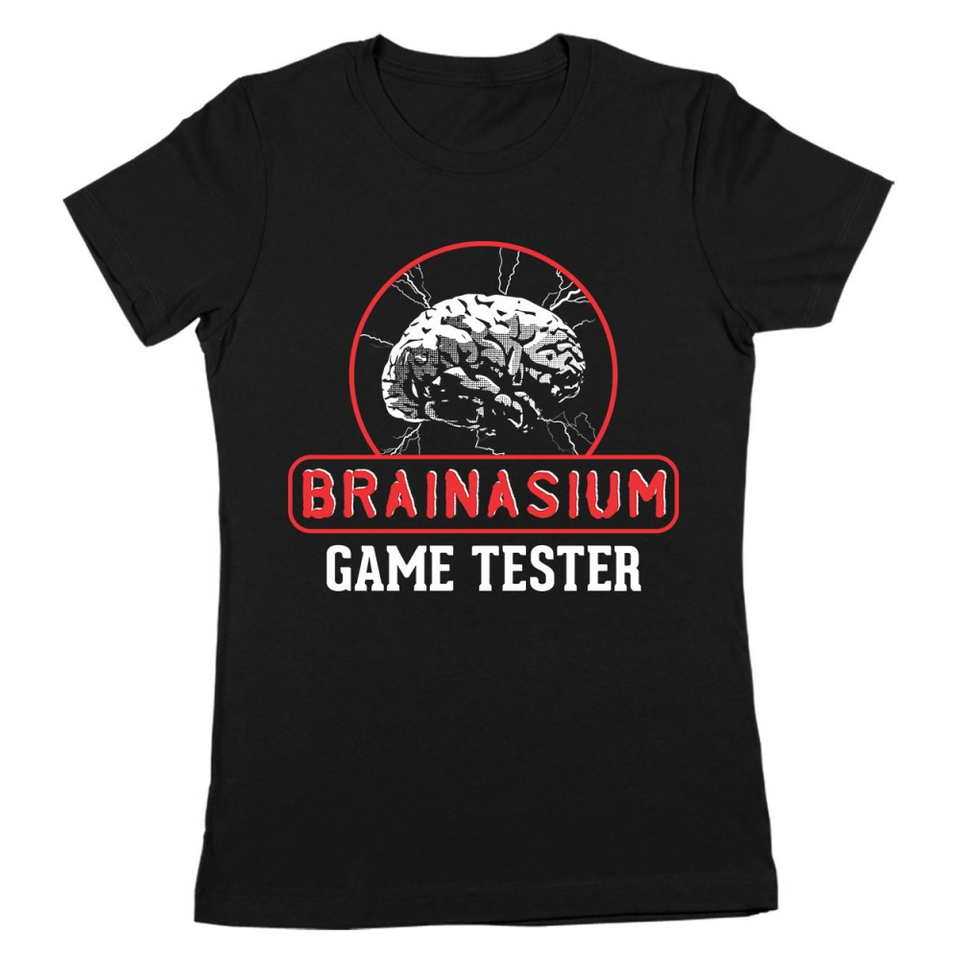 Brainasium Game Tester Women's Jr Fit T-Shirt