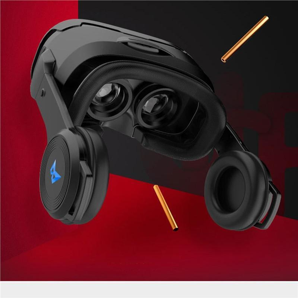 3D VR Headset with Build in Stereo Headphone