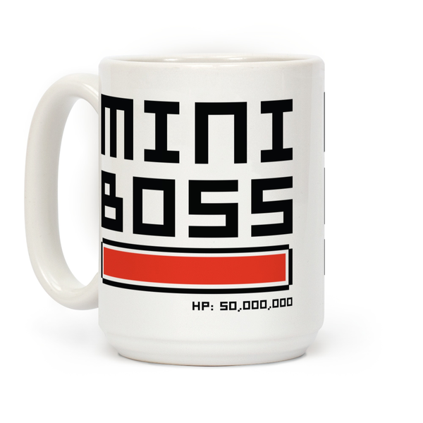 Mini Boss Ceramic Coffee Mug by LookHUMAN